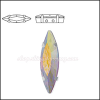 Swarovski Fancy Stone Navette 4228 in Setting